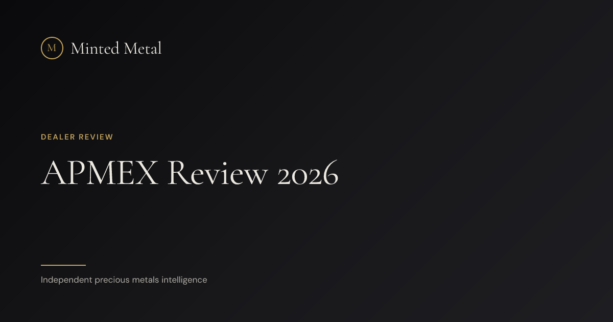 APMEX Review 2026 | Minted Metal
